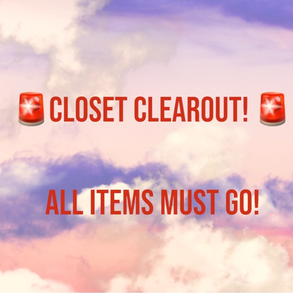 Items not sold will be donated!!